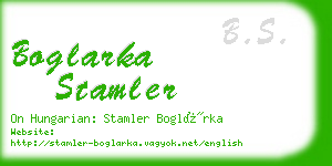 boglarka stamler business card